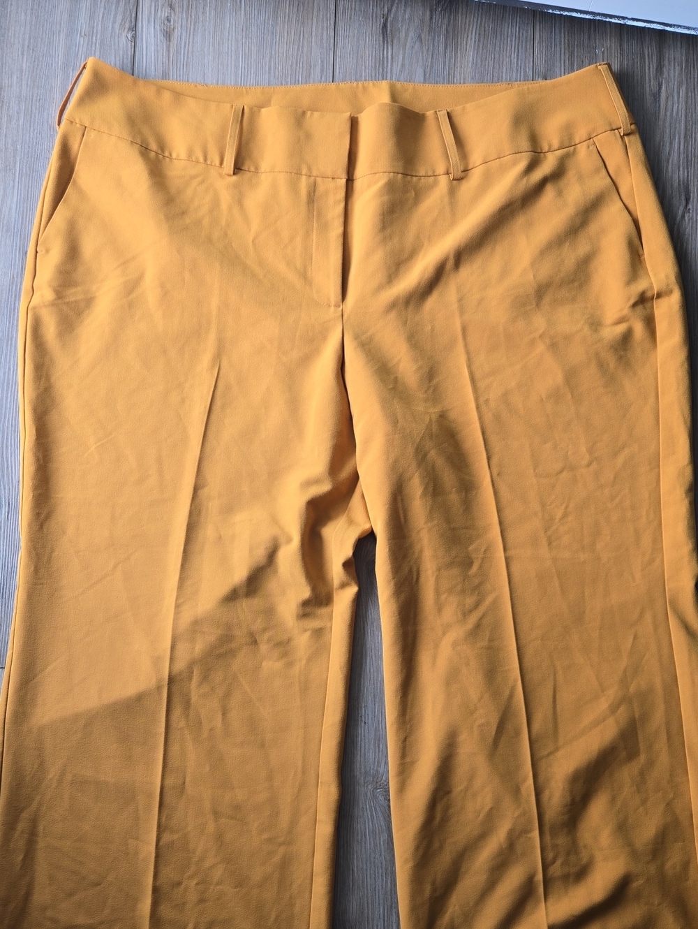 Lane Bryant Golden Mustard Trouser Pants